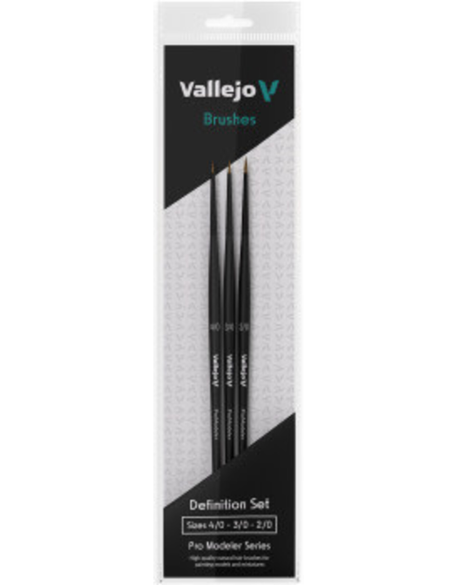 Vallejo Vallejo: Natural Hair Brush Definition Set