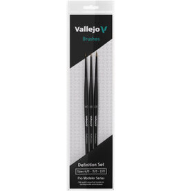 Vallejo Vallejo: Natural Hair Brush Definition Set