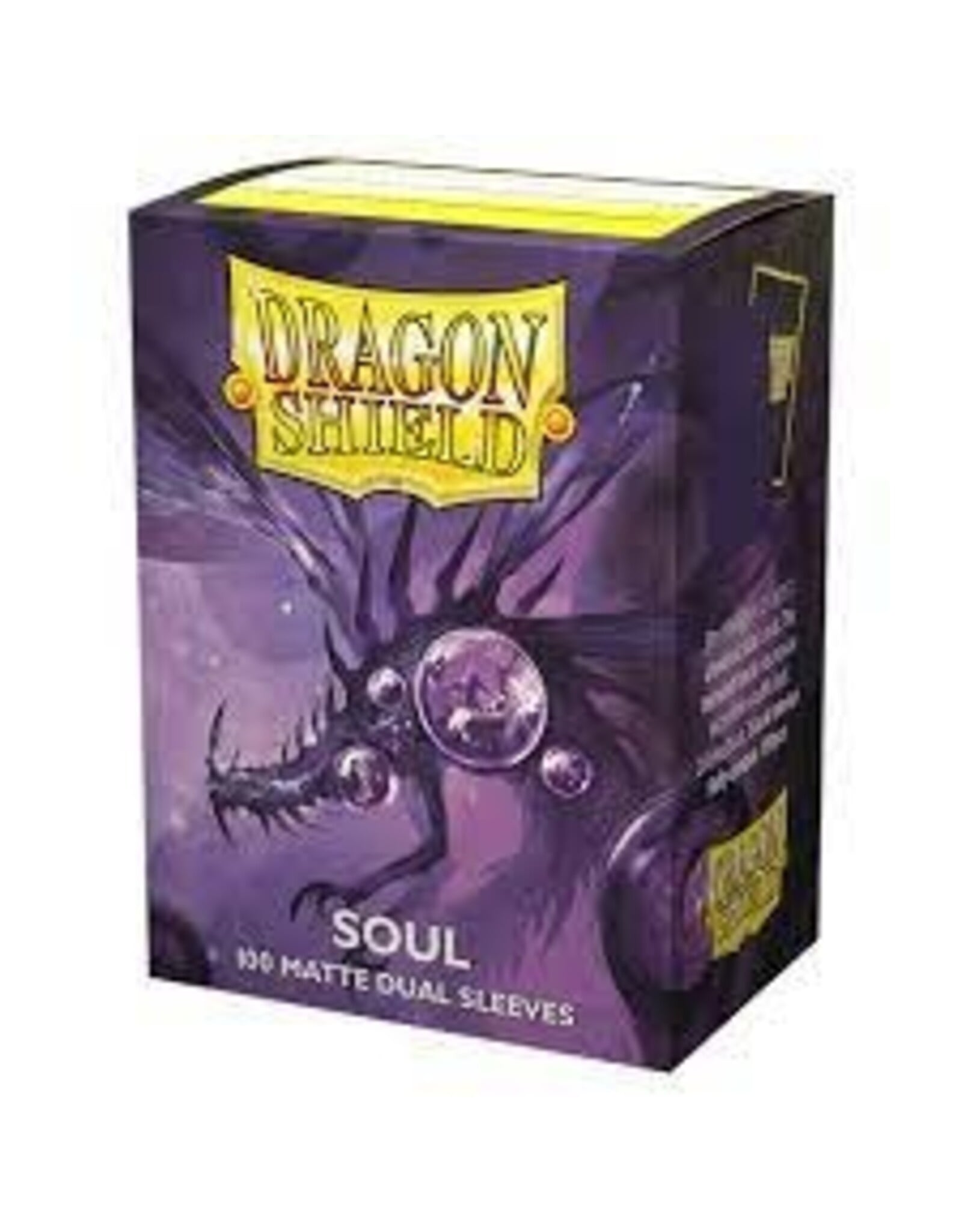 Orange Nebula Dragon Shield Dual Matte (100)