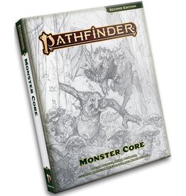 Paizo Pathfinder 2e Remaster Monster Core HC (Sketch Cover)