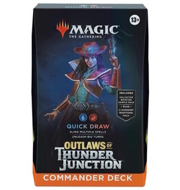 Wizards of the Coast MTG: Outlaws at Thunder Junction Commander Deck - Quick Draw (U/R)