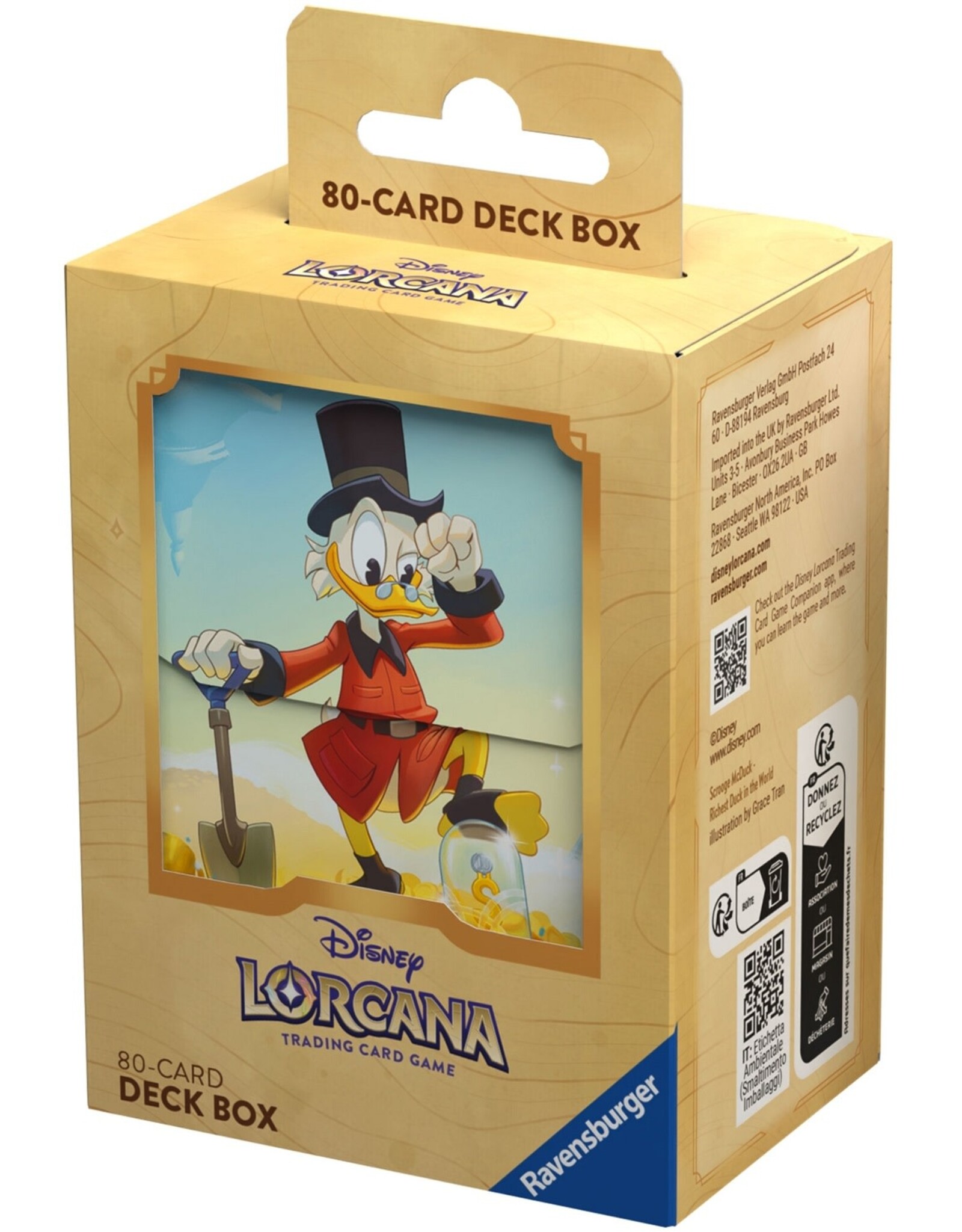 Ravensburger Disney Lorcana Deck Box - Scrooge McDuck