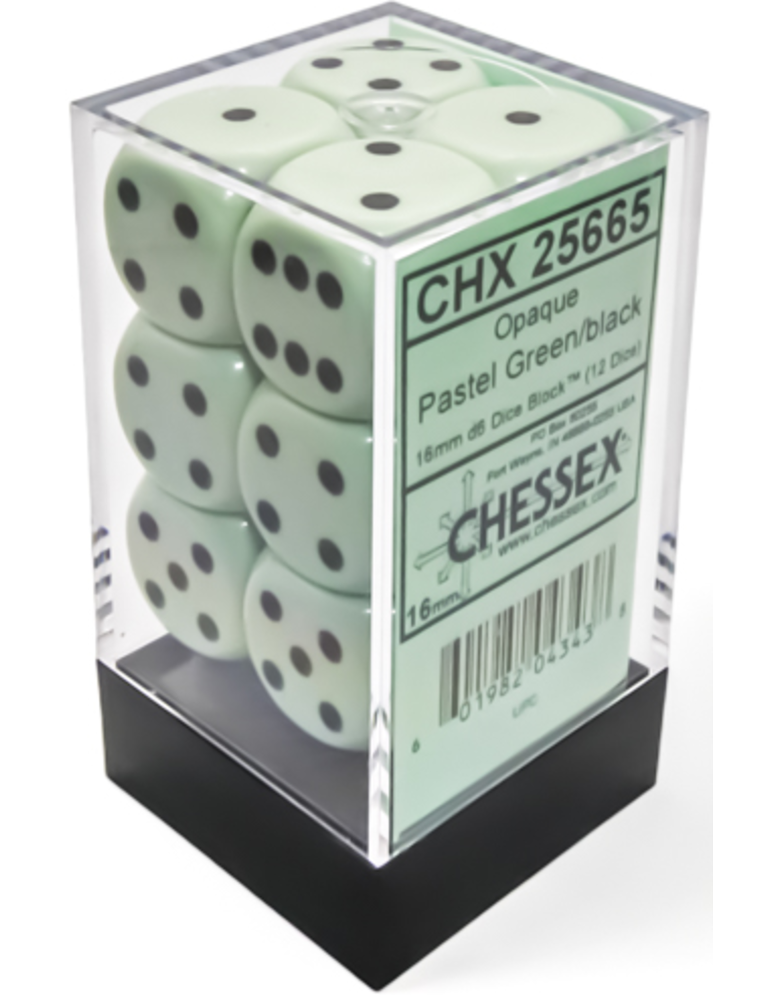 Chessex Opaque 12d6 Pastel 16mm -