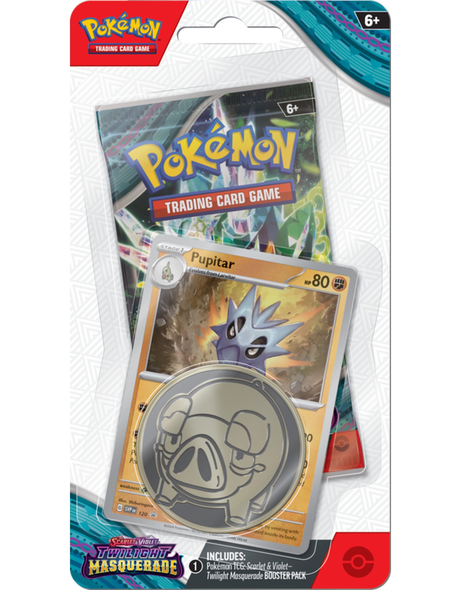 Pokemon Pokemon Twilight Masquerade Checklane Booster w/ Promo