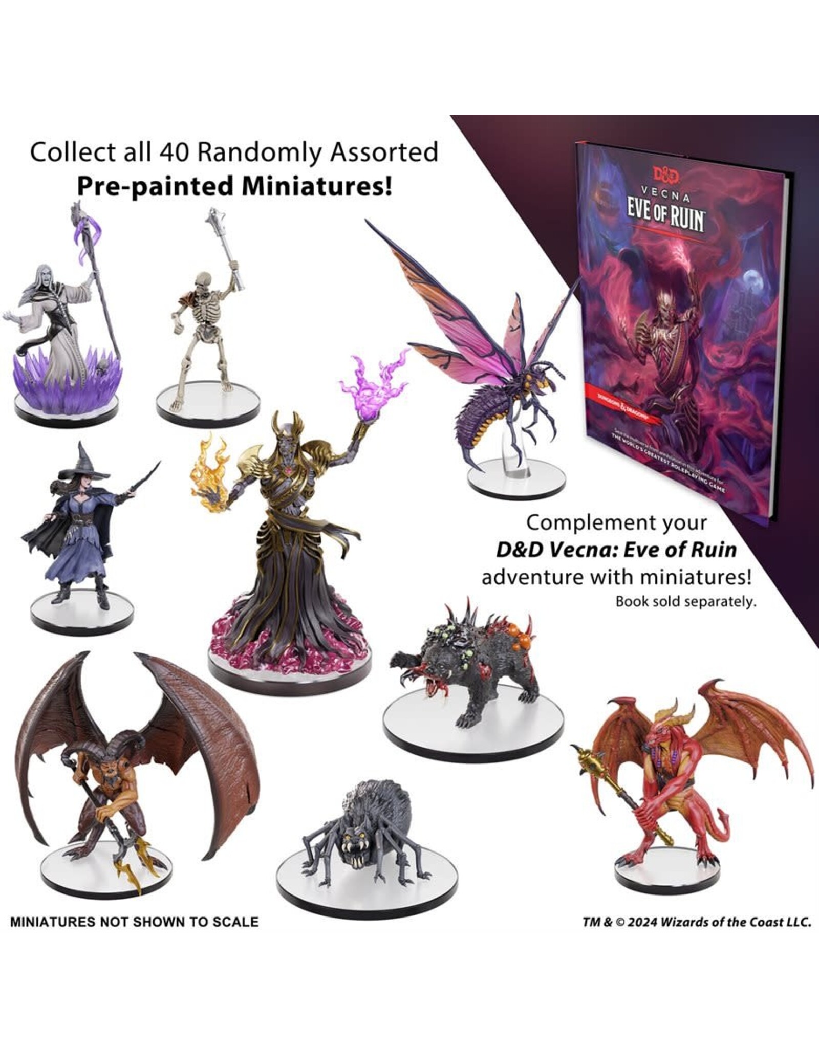WizKids D&D Icons of the Realms: Vecna: Eve of Ruin Booster Brick (8 CT)