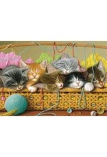 Cobble Hill Cobble Hill Puzzle: Kittens in a Basket  (Tray Puzzle)