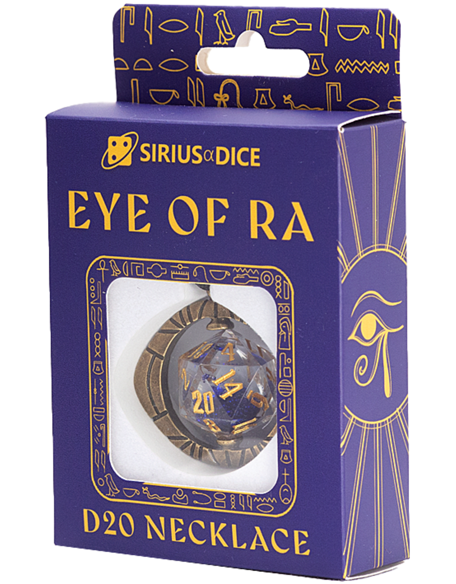 Sirius Dice Sirius Dice Eye Of Ra D20 Necklace