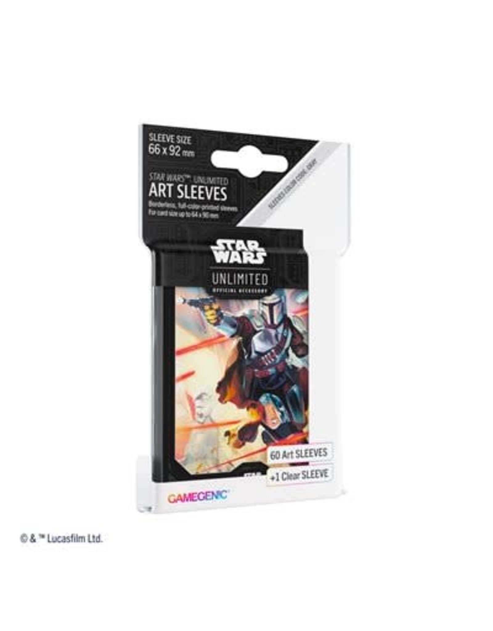 GameGenic Star Wars: Unlimited Art Sleeves: Mandalorian