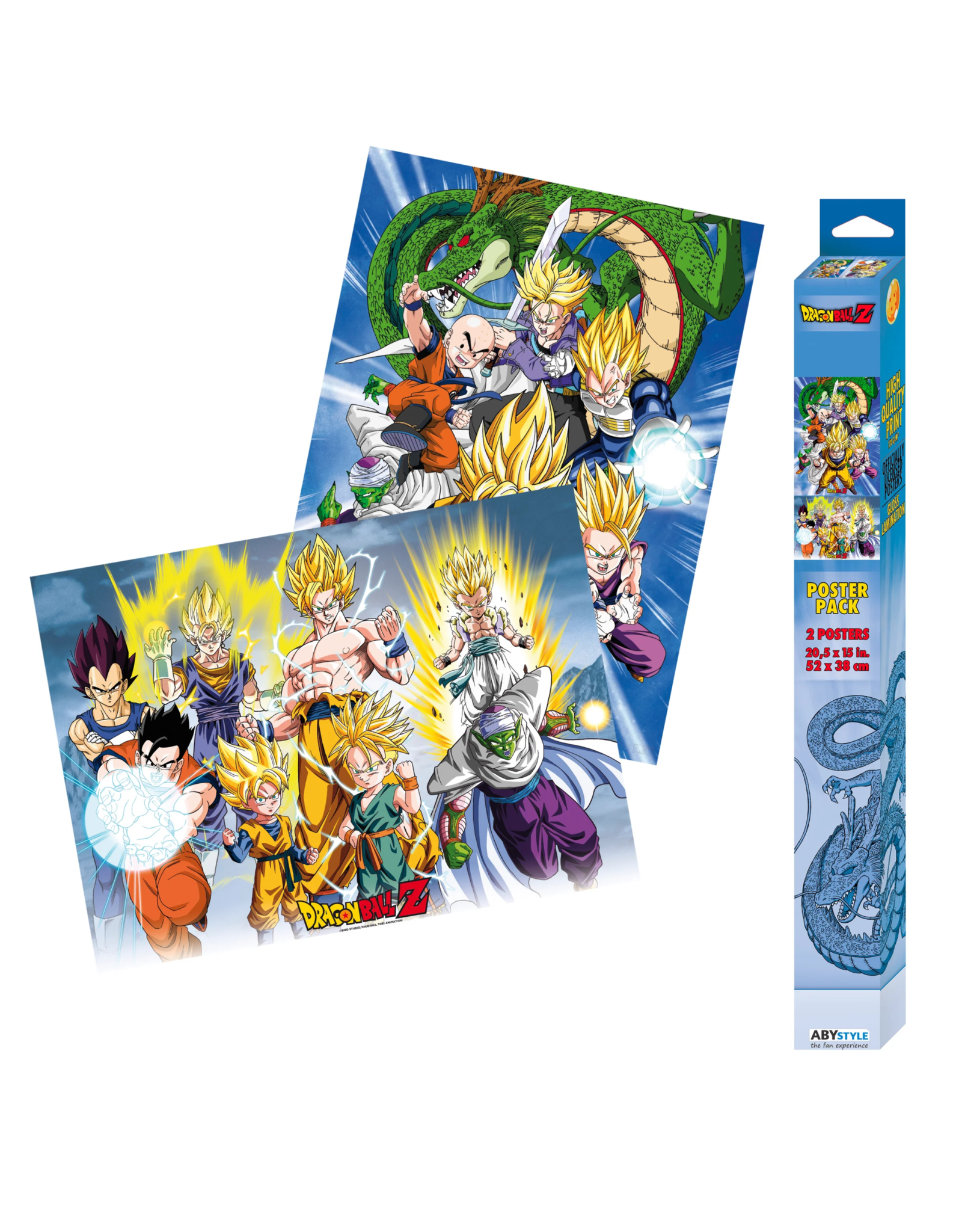 Abysse America Dragon Ball Z Fight For Survival Boxed Poster Set