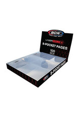 BCW BCW 9 Pocket Laserweld Pages 100ct Box