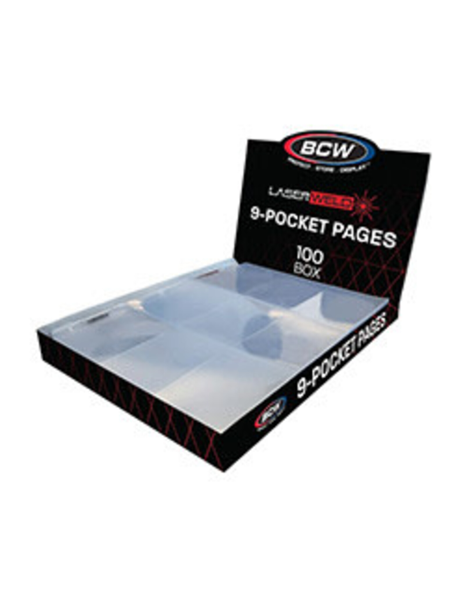 BCW BCW 9 Pocket Laserweld Pages 100ct Box
