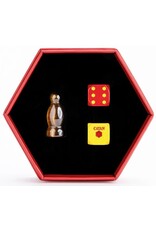 Catan Studio Catan Premium Robber/Metal Dice Set Tiger's Eye