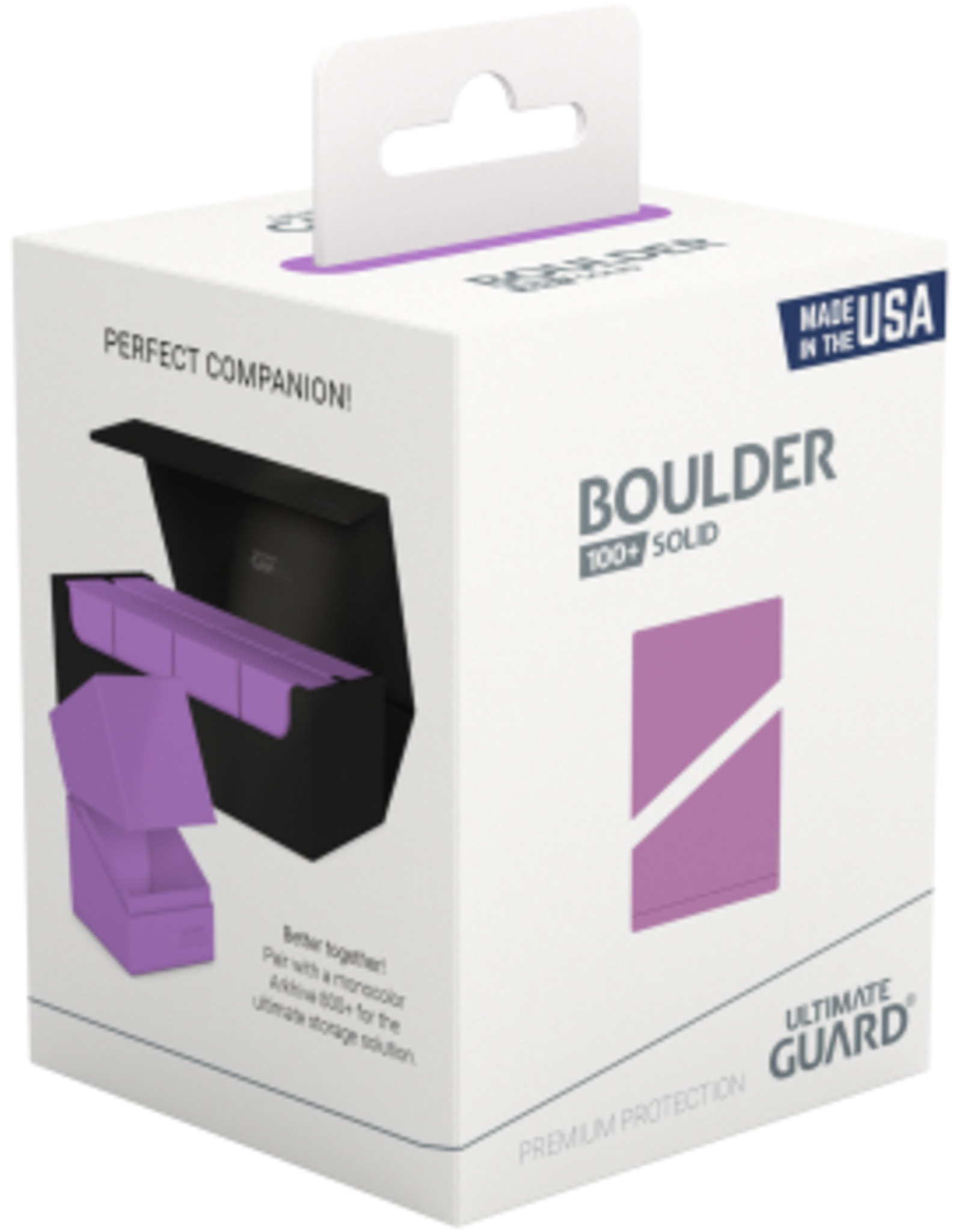 Ultimate Guard Ultimate Guard Deck Case Boulder 100+ Solid Lavender