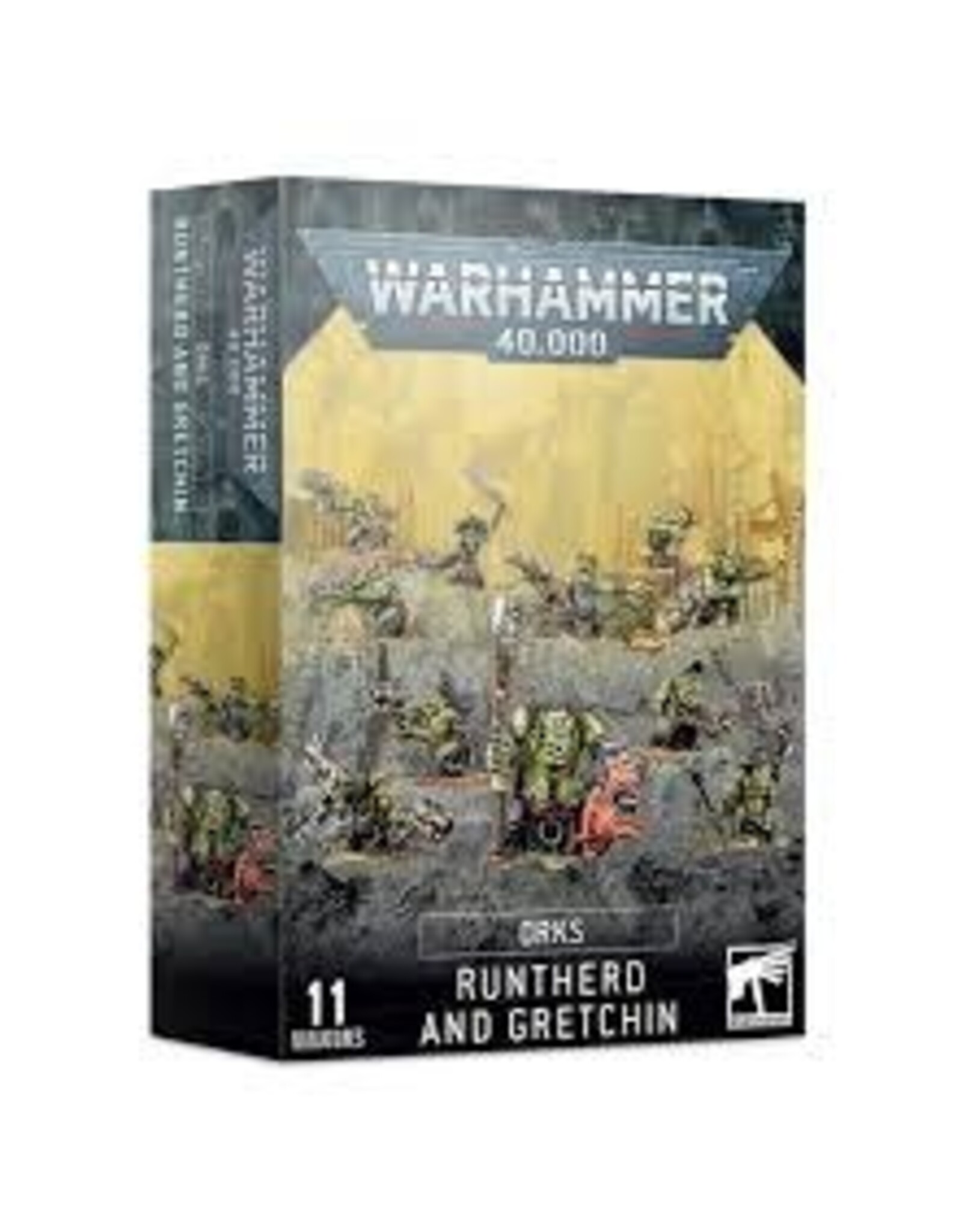 Games Workshop Warhammer 40K - Orks - Runtherd and Gretchin