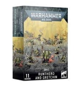 Games Workshop Warhammer 40K - Orks - Runtherd and Gretchin