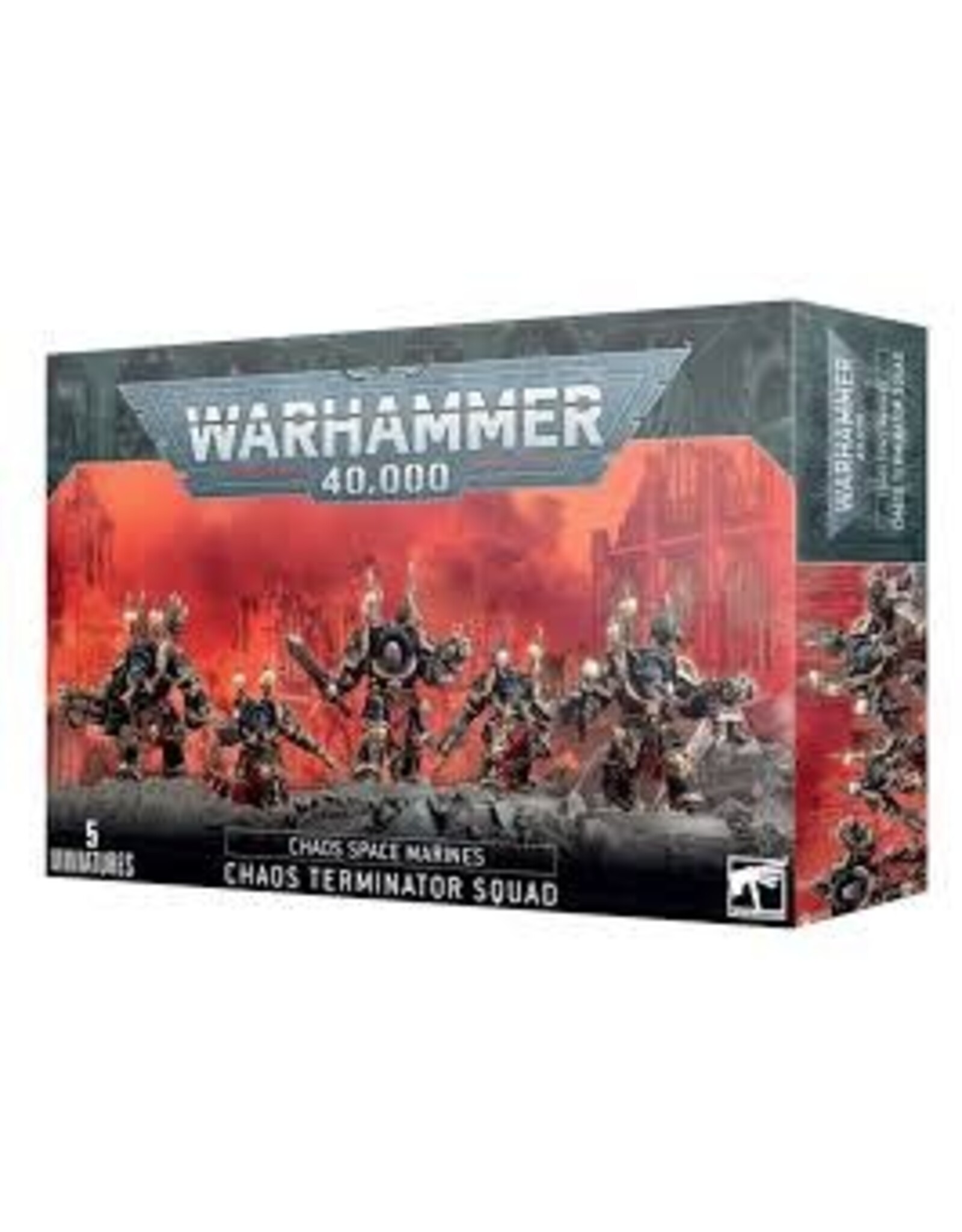 Games Workshop Warhammer 40K - Chaos Space Marines - Chaos Terminator Squad