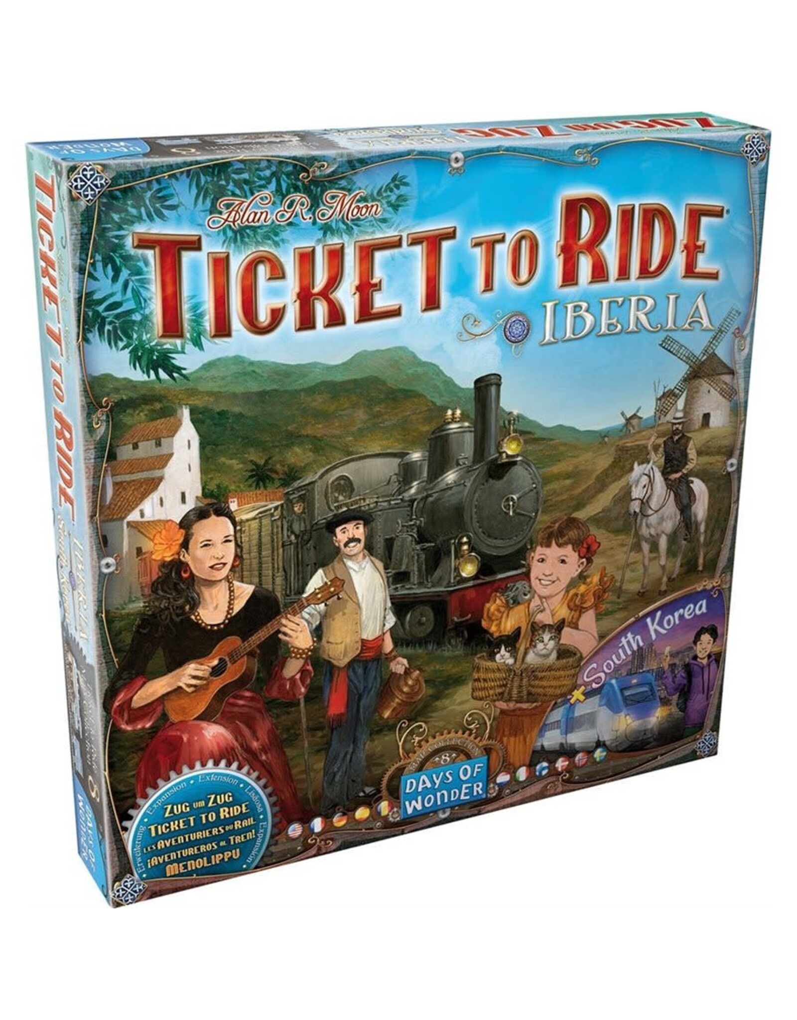 Days of Wonder Ticket to Ride - Iberia & South Korea Expansion