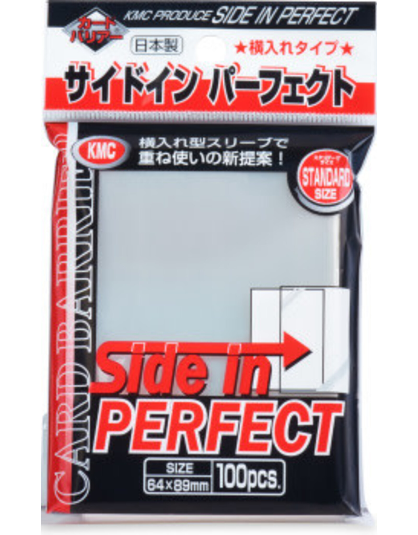 KMC KMC Perfect Fit Side-In Clear Sleeves 100ct