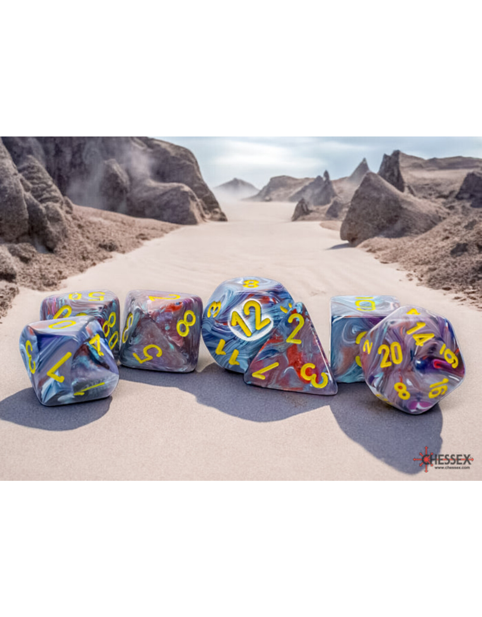 Chessex Chessex Mega-Hedral 7pc Dice Set