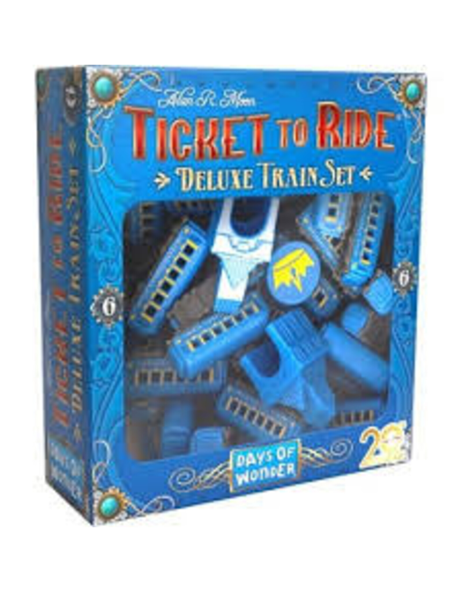 Days of Wonder Ticket to Ride Deluxe Train Set - Blue