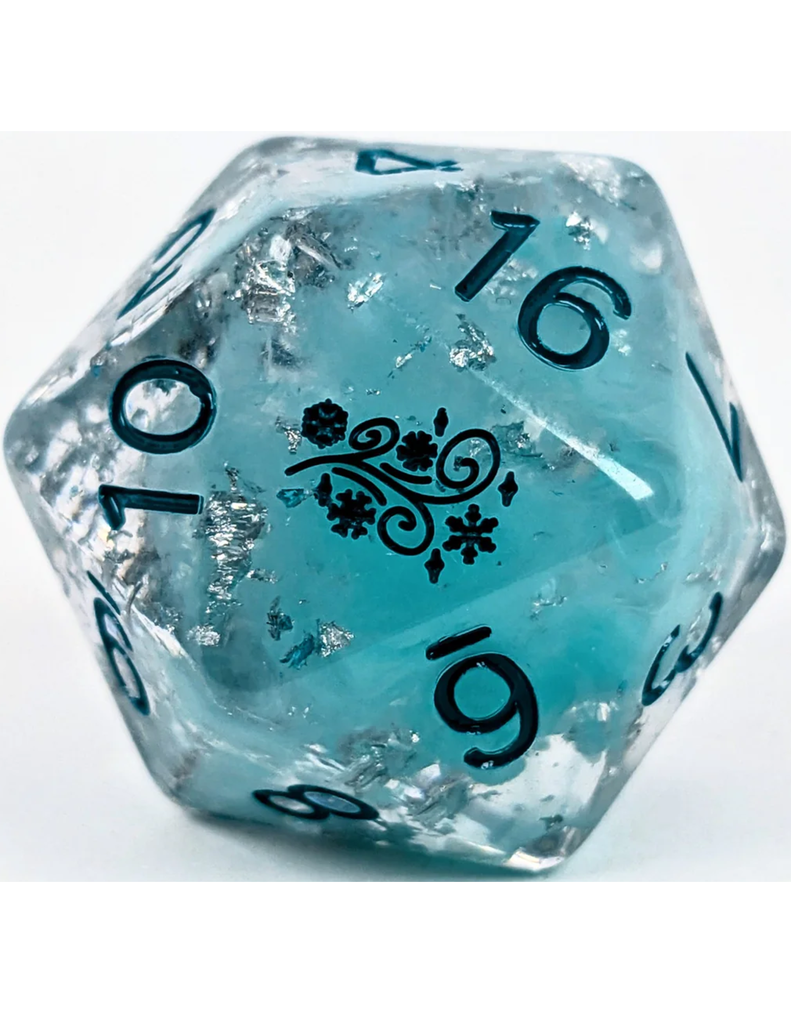 Role 4 Initiative XL D20: Arctic Blast W/ Symbol 30mm