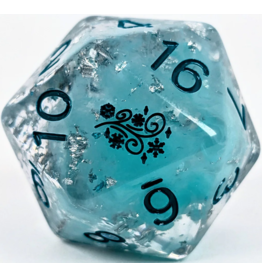 Role 4 Initiative XL D20: Arctic Blast W/ Symbol 30mm