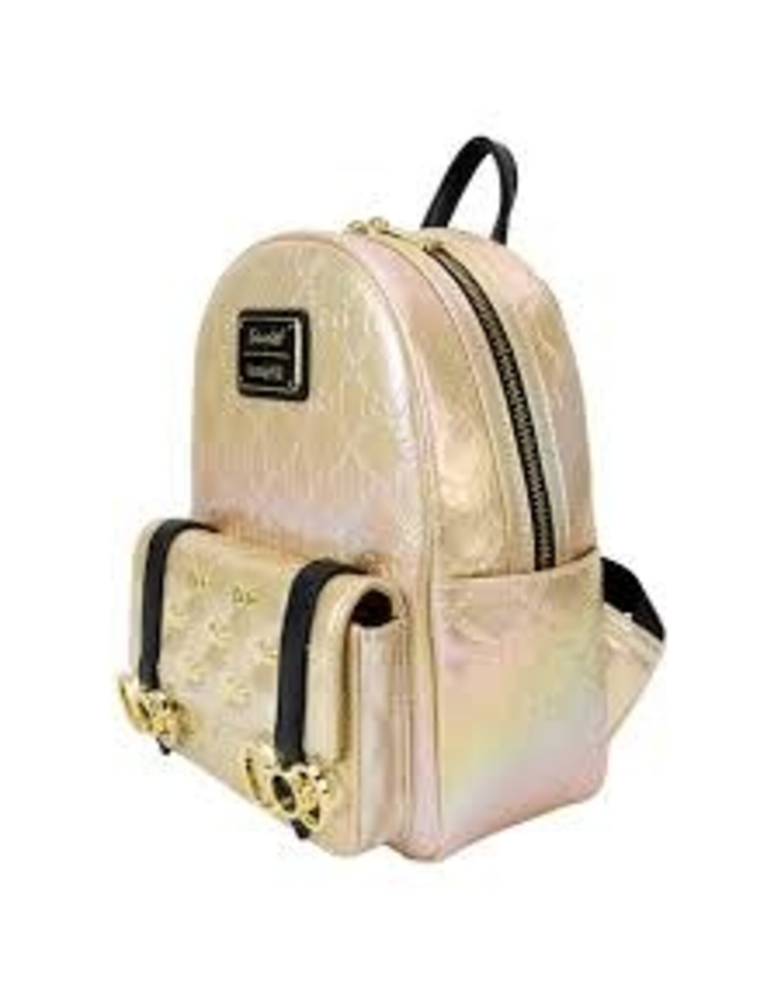 Loungefly Loungefly Sanrio Hello Kitty 50th Gold Mini Backpack