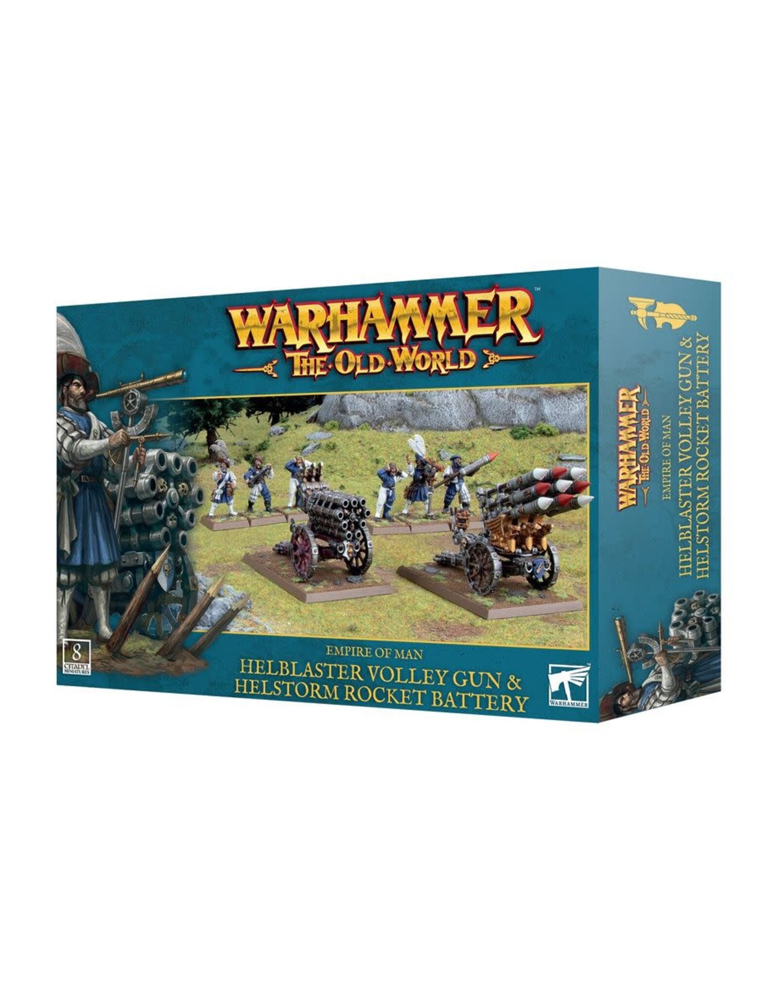 Games Workshop Warhammer The Old World - Empire of Man - Helblaster Volley Gun / Helstorm Battery