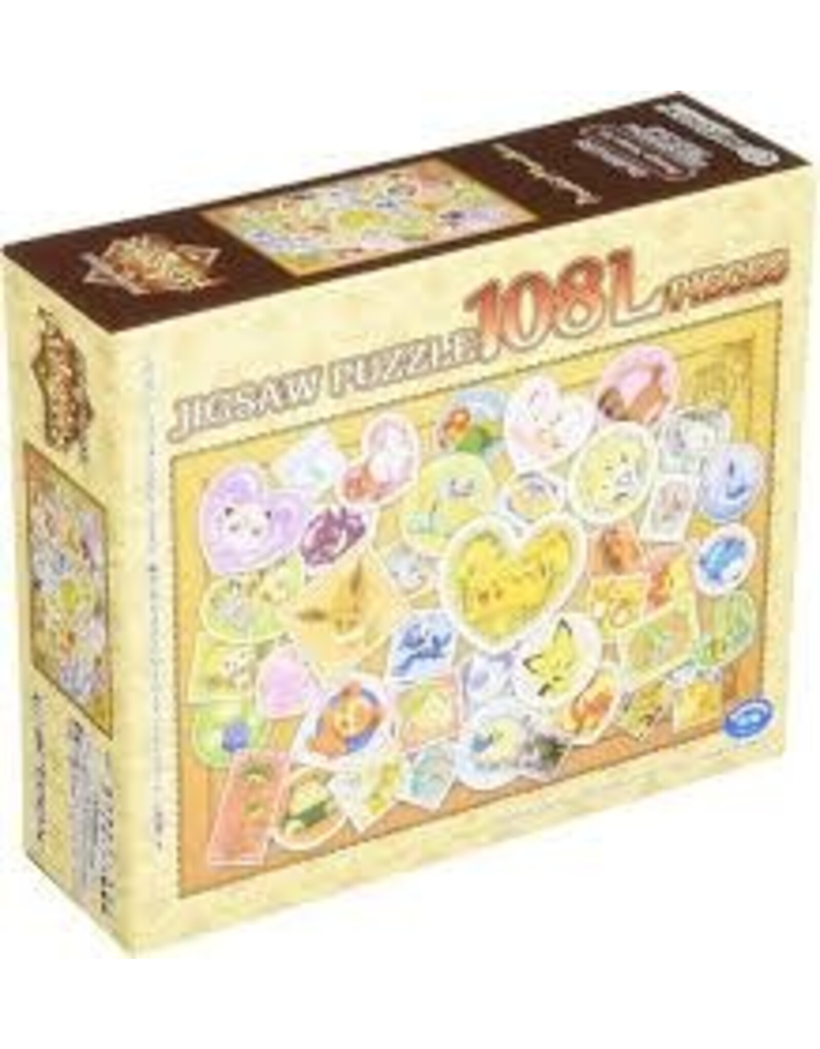 Pokemon Ensky Puzzle Pokemon Large 108pc Postage Stamp Art