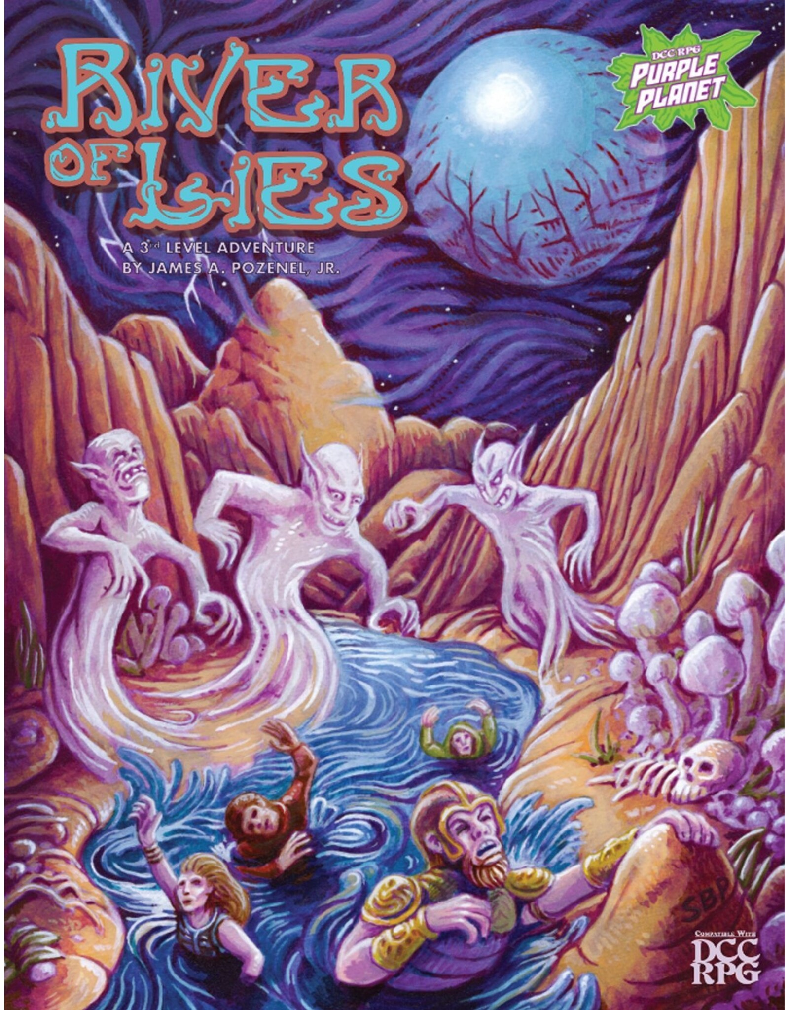 DCC DCC Rpg River Of Lies (Third-Party The Purple Planet Adventure)