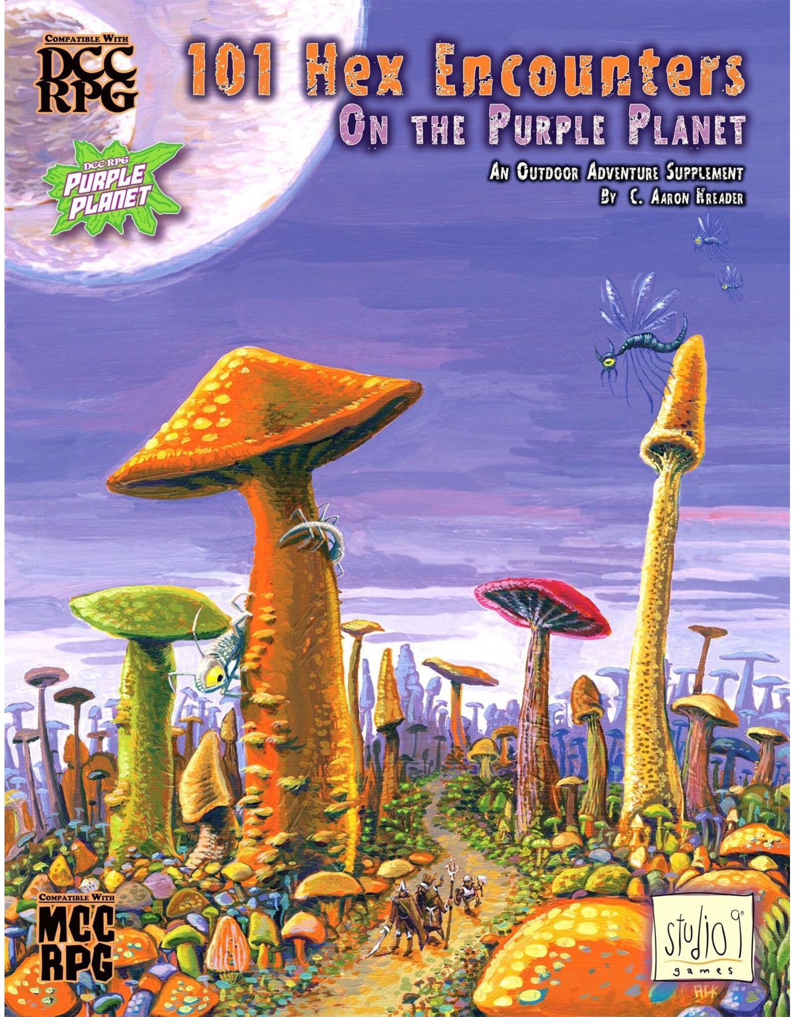 DCC DCC Rpg 101 Hex Encounters (Third-Party The Purple Planet Adventure)