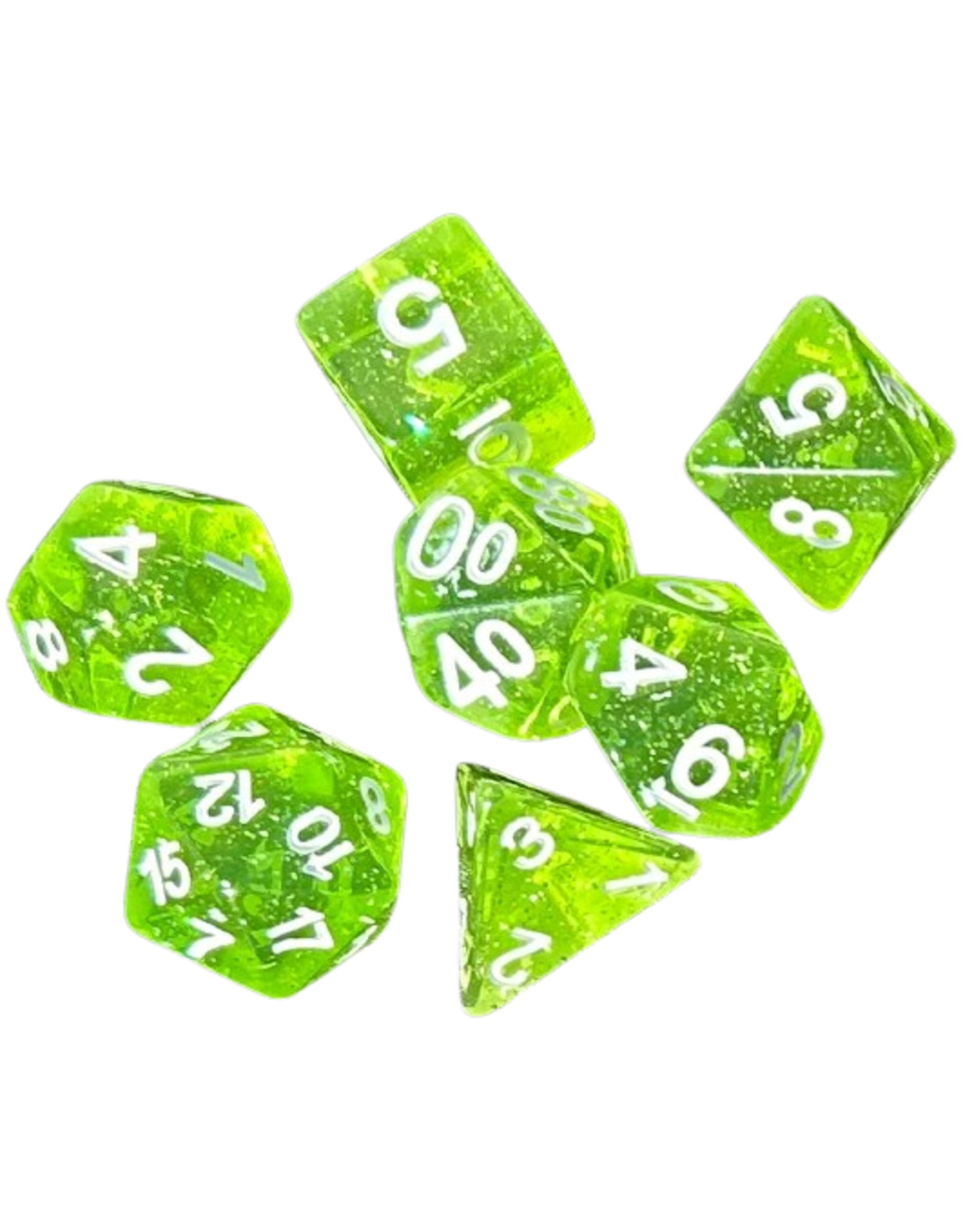 DCC DCC Rpg Dice Set Greenstone Shards