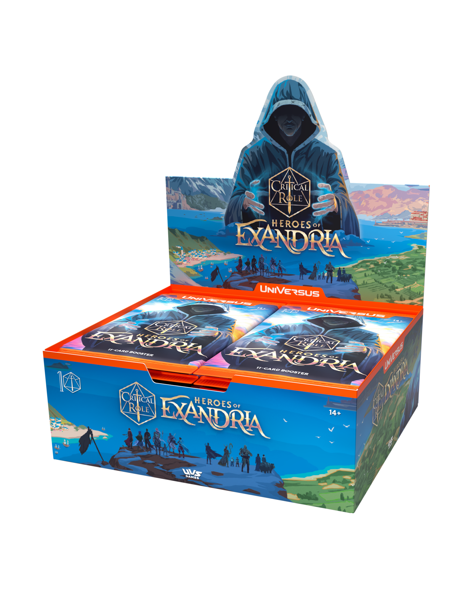 Universus CRITICAL ROLE HEROES OF EXANDRIA BOOSTER DISPLAY