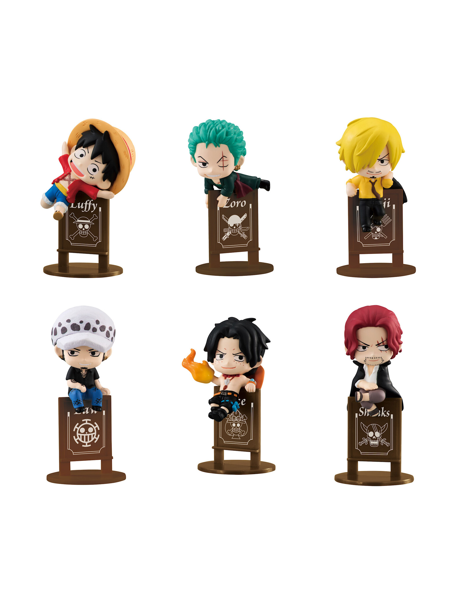 Bandai Megahouse One Piece Pirates Party Ochatomo (Display of 8 figures)