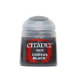 GW Paint Citadel Paint: Base: Corvus Black 12mL