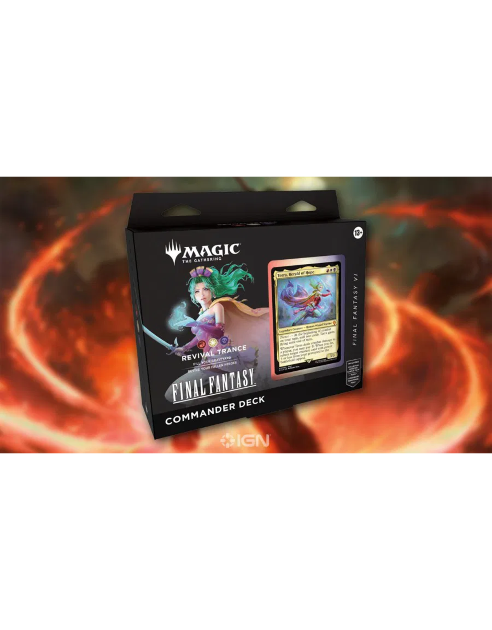 Wizards of the Coast MTG Final Fantasy Commander Deck - Revival Trance (Releases June 6th, 2025)