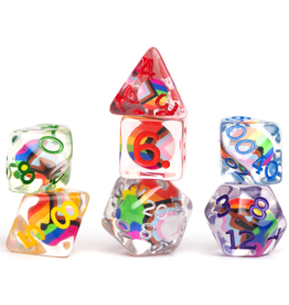 D&D Progress Pride Dice Set