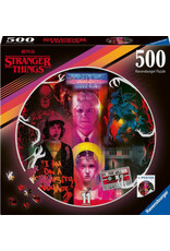 Ravensburger Stranger Things Round Puzzle 500pc