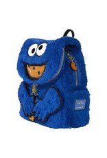 Loungefly Loungefly Sesame Street Cookie Monster Plush Backpack