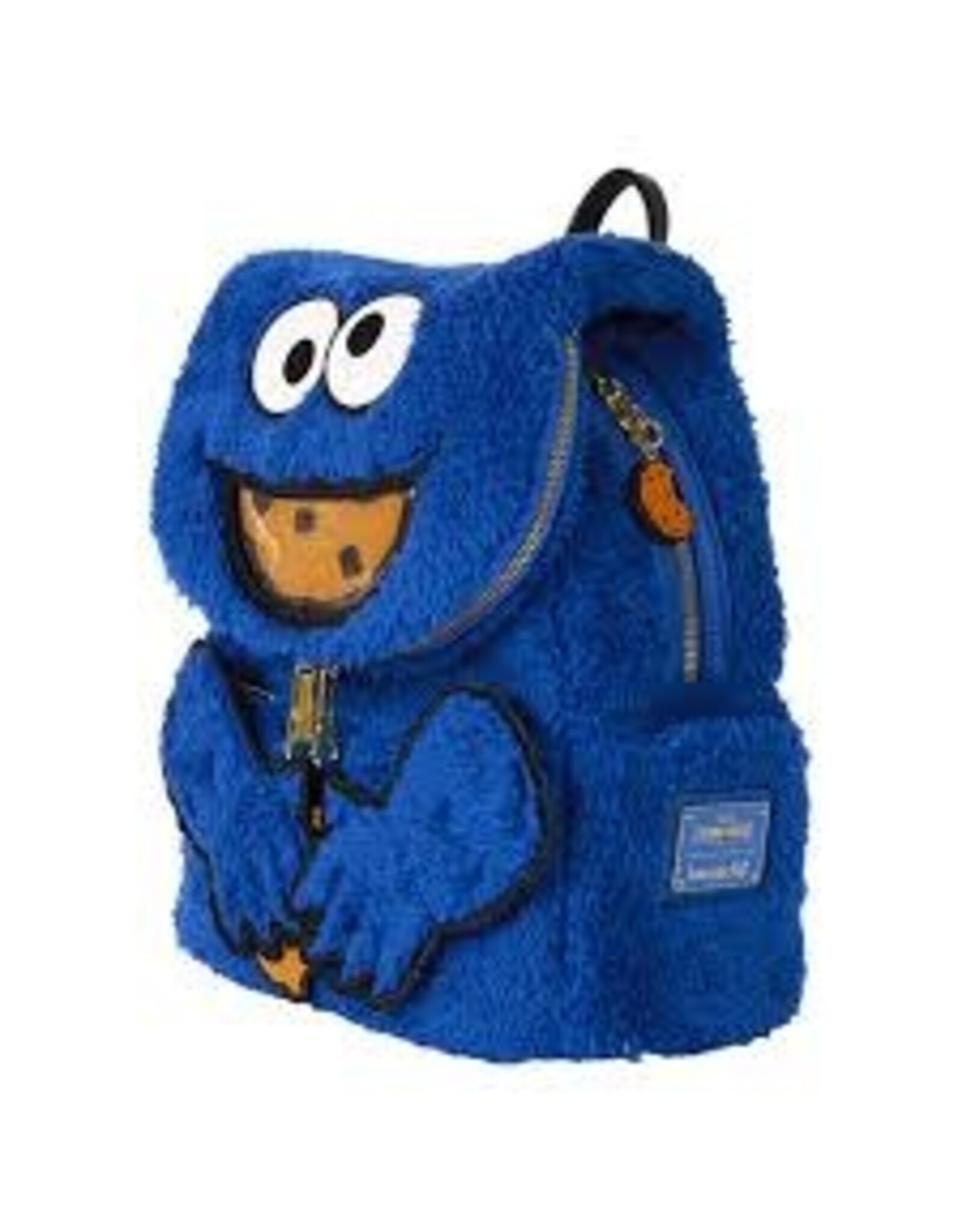 Loungefly Loungefly Sesame Street Cookie Monster Plush Backpack