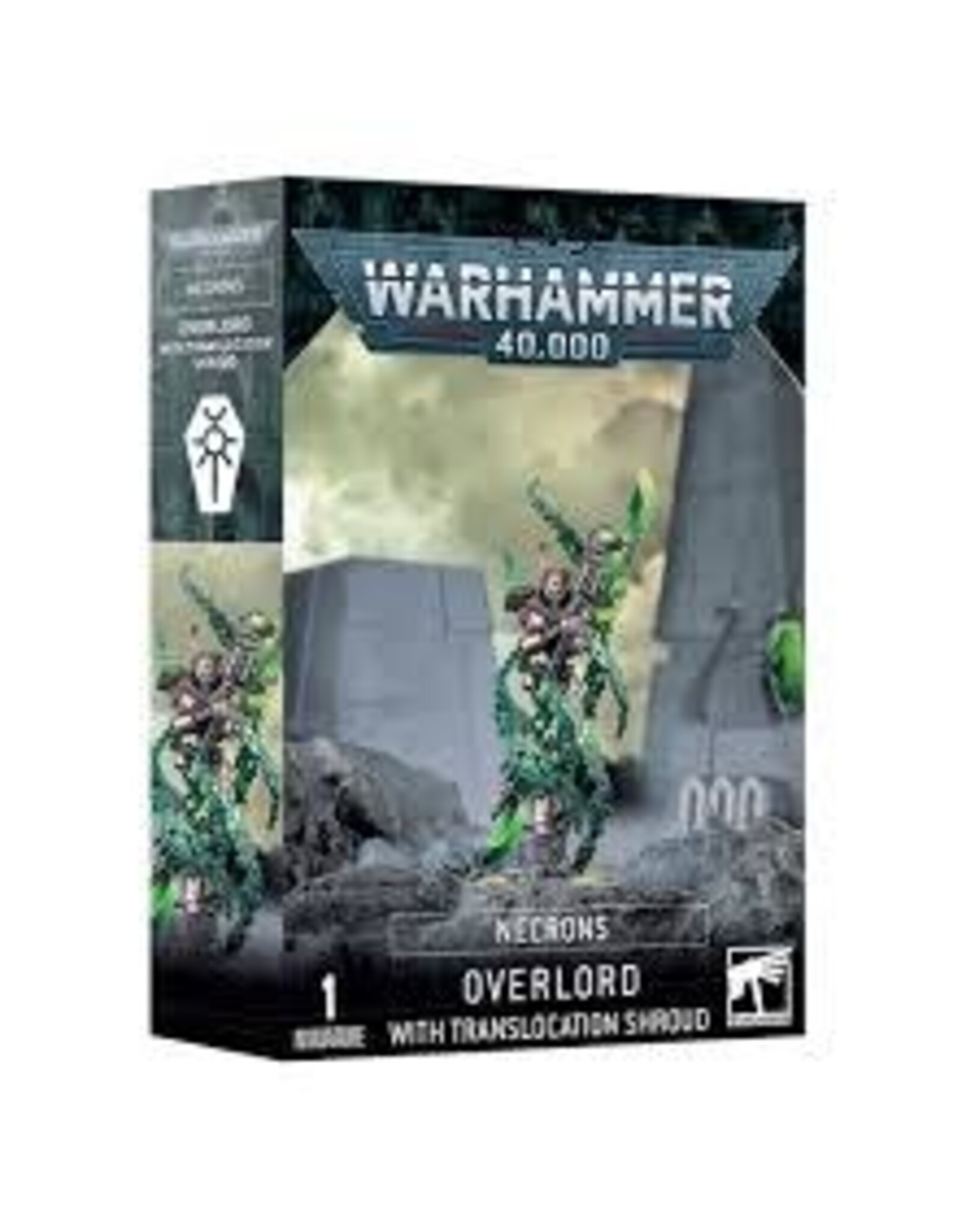 Games Workshop Warhammer 40K - Necrons - Overlord with Translocation Shroud