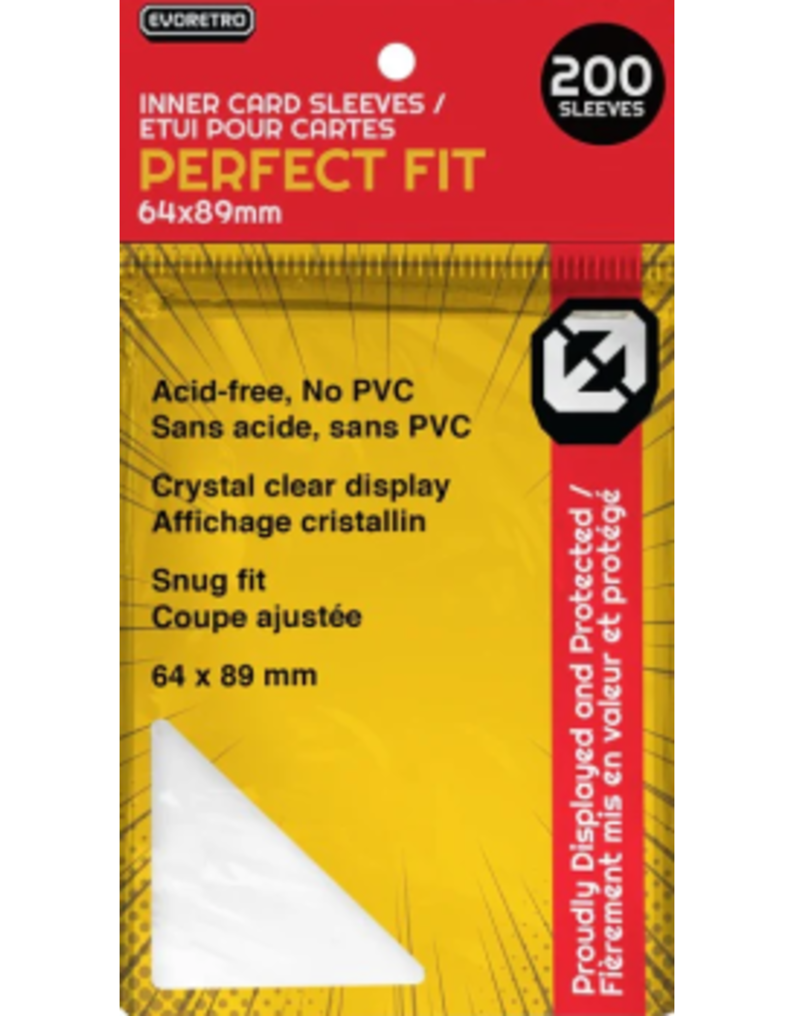 EvoRetro EvoRetro Sleeves Perfect Fit 200ct