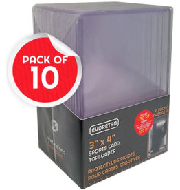 EvoRetro EvoRetro Thick 3x4 Topload Card Holder 130pt 10pk