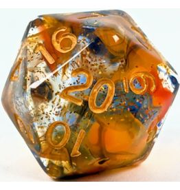 Role 4 Initiative XL D20: Cosmic Cliffs W/ Symbol 30mm