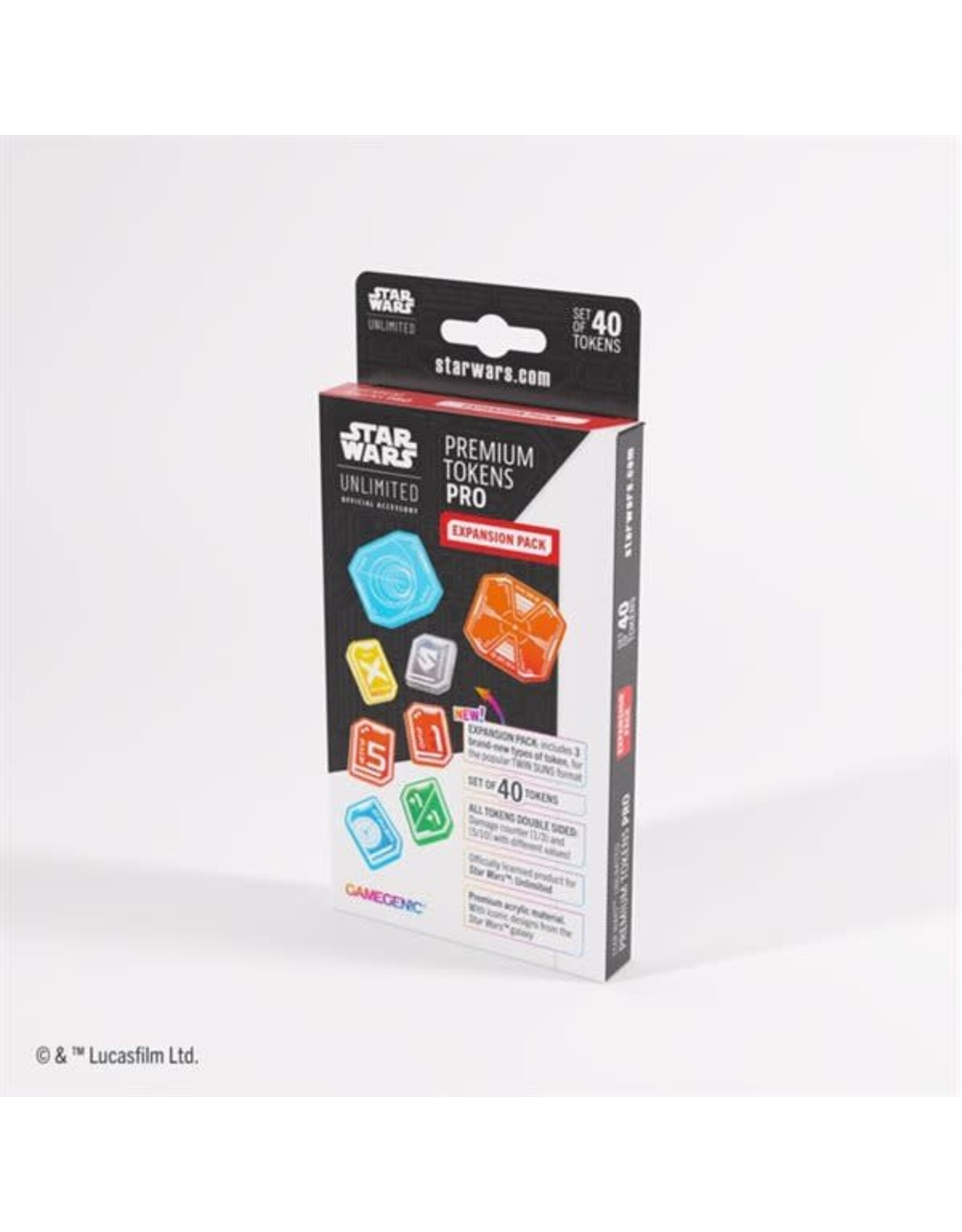 GameGenic Tokens: Star Wars: Unlimited: Premium Tokens Pro - Expansion Pack