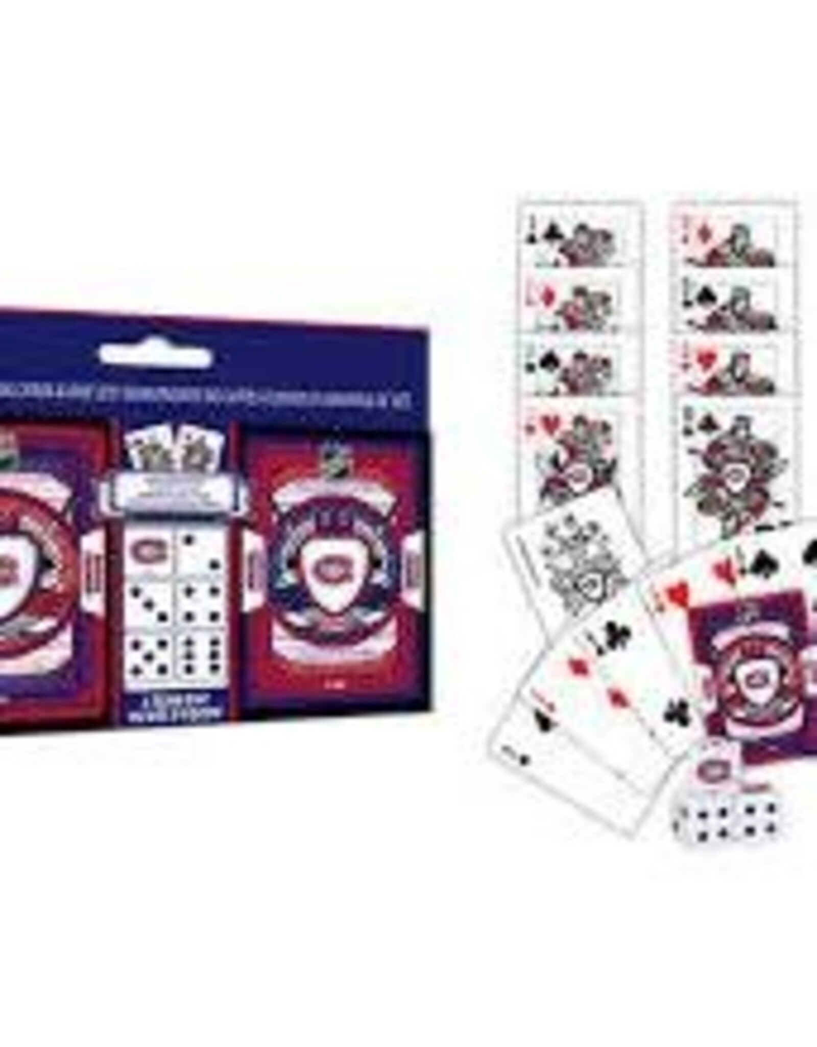 NHL  2pk Cards & Dice Set Canadiens