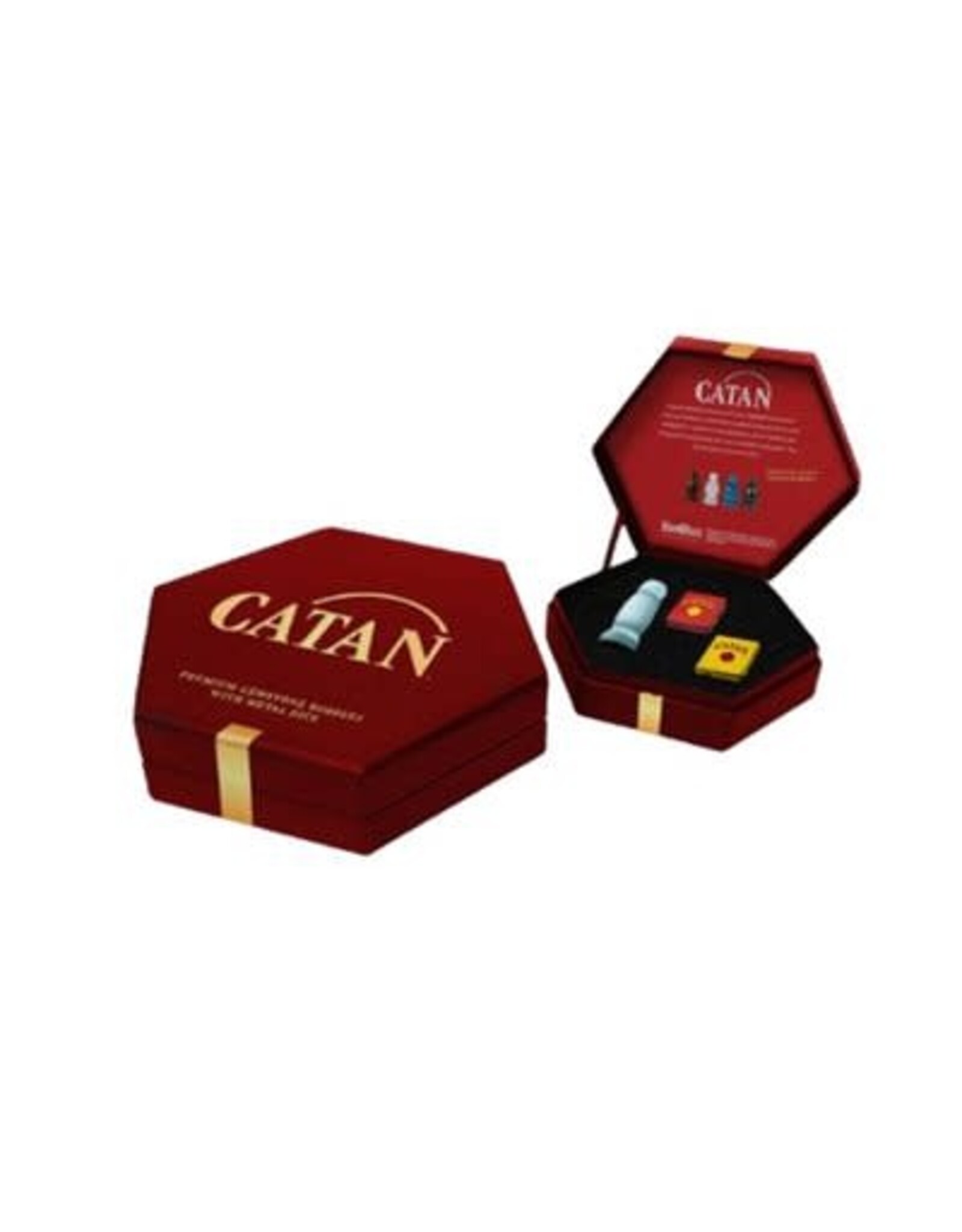 Catan: Premium Robber & Metal Dice Set: Opalite