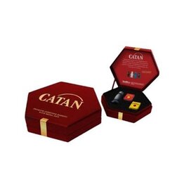 Catan Studio Catan: Premium Robber & Metal Dice Set: Hematite