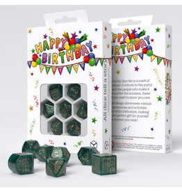Happy Birthday Dice Set Balloons