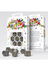Happy Birthday Dice Set Confetti